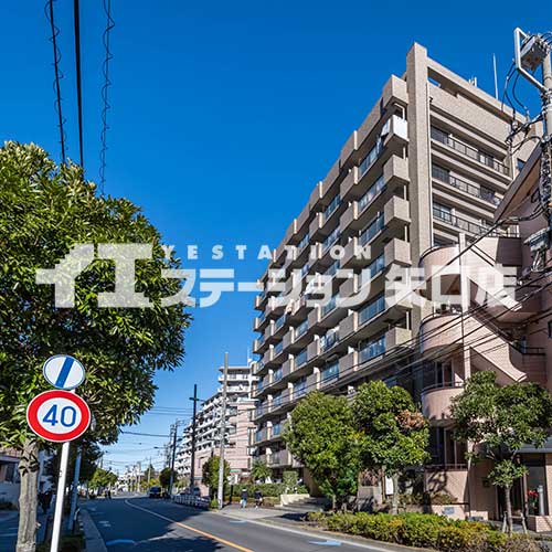 エンゼルピュア多摩川　前面道路