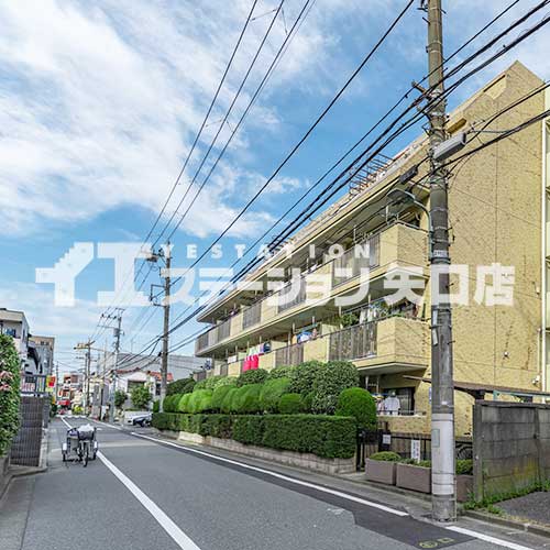 朝日プラザ新蒲田　前面道路