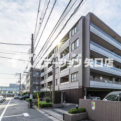 クレッセント新蒲田　全面道路