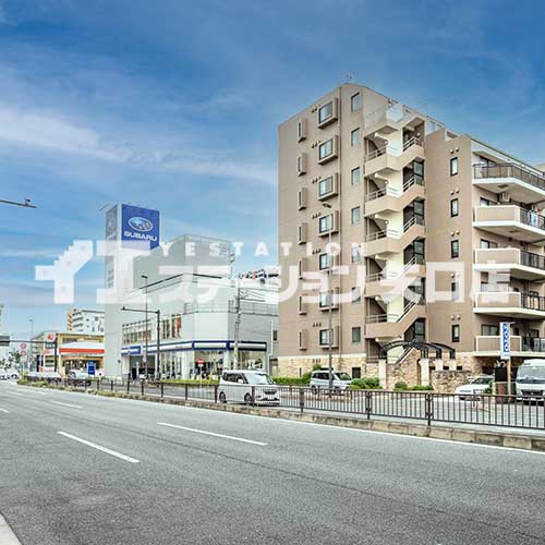 大田区矢口３丁目　マイキャッスル多摩川Ⅲ　前面道路