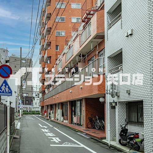 大田区東矢口３丁目　西蒲田さんろーどダイヤモンドマンション　前面道路