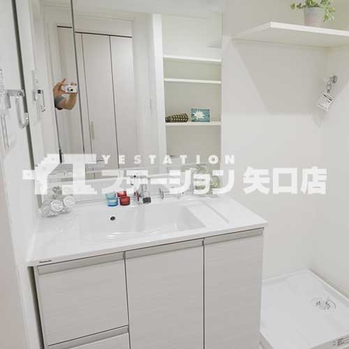 大田区東矢口３丁目　西蒲田さんろーどダイヤモンドマンション　化粧洗面台