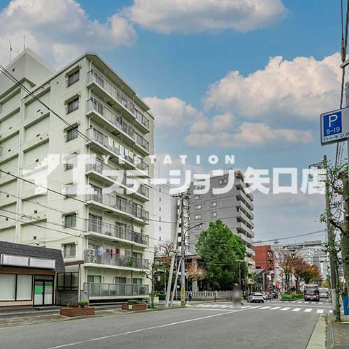 西蒲田ファミリーマンション　前面道路