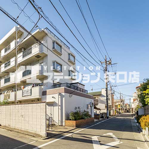 西六郷ダイヤモンドマンション　前面道路