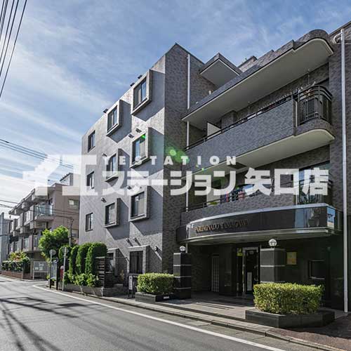 パルミナード多摩川弐番館　前面道路