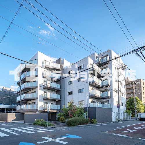 大田区多摩川２丁目　東京サウス多摩川　前面道路