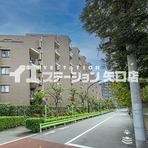 東急ドエルアルス多摩川イーストサイド　前面道路