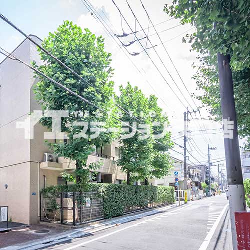 東急ドエルアルス鵜の木 前面道路