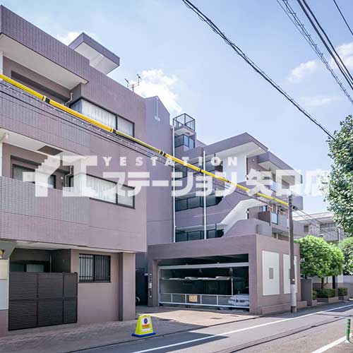 アールヴェール多摩川 前面道路